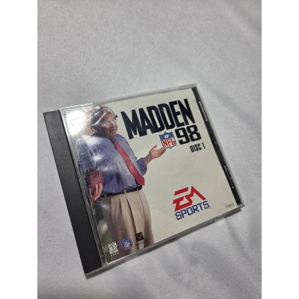 EA Sports Madden NFL 98 PC Windows‎ 2 Disc Set John Madden Football Vintage 1997